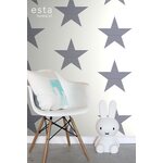 Esta Home Tapetti Star with Stripes 138706 0,53x10,05 m tummansininen, valkoinen