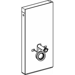 Geberit Seinä-WC asennuslementti Monolith Plus 101cm valkoinen