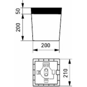 Ensto Numerovalaisin AVR7.1 75W/E27