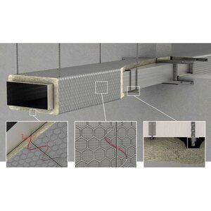 Rockwool Paloverkkomatto 50mm Conlit FM Balu EI30 4,5m2