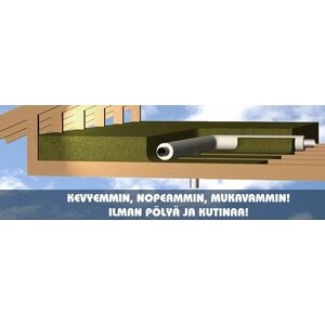 Insuplast Eristekäyrä ilmanvaihtoputkelle 160-100 /90
