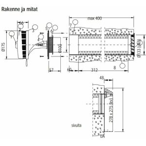 FläktWoods Korvausilmaventtiili KIV 100