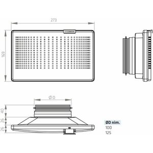 Climecon tuloilmaventtiili Clik 100