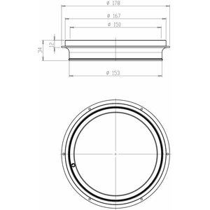 Korokerengas Vieser matala 12 mm