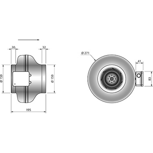 Kanavapuhallin CK-160B