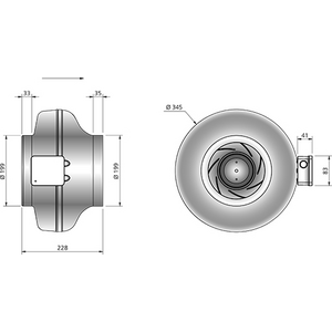 Kanavapuhallin CK-200A