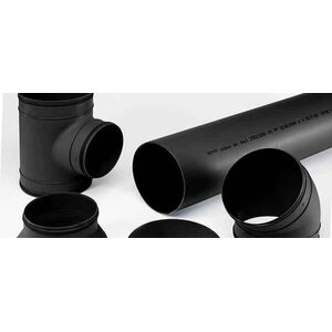 Uponor Ilmanvaihtoputken käyrä 125mm 90°