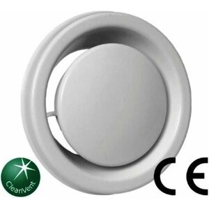 FläktWoods Palopeltiventtiili Cleanvent KSOF-160-C+KKT
