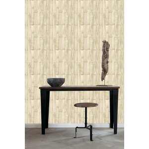 Tapetit.fi Tapetti Everybody Bonjour - Wood tapetti beige