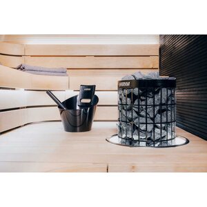 Harvia Lattiakiuas Harvia Cilindro PC90XE 9 kW black steel