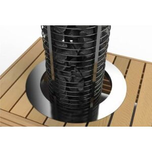 Sawo Sähkökiuas Sawo Tower Round 9kW kiinteä ohjaus