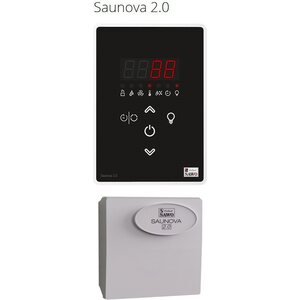 Sawo Sähkökiuas Sawo Tower Round 3kW erillinen ohjaus