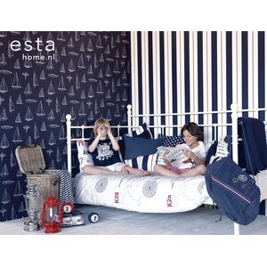 Tapetit.fi Tapetti Raidat tummansininen