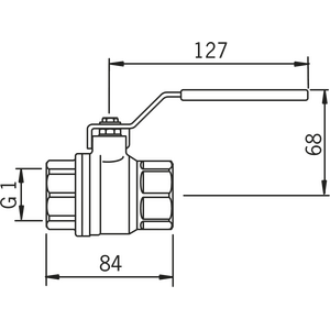 Oras Palloventtiili DN25 PN25 1" Oras 400025
