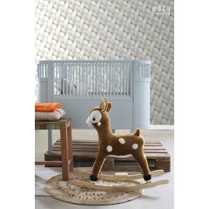 Tapetit.fi Tapetti Pyramidi beige harmaa