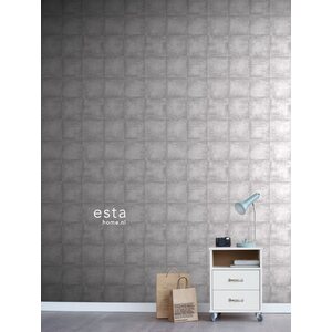 Tapetit.fi Tapetti Vintage Rules-Betoni- harmaa