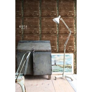 Tapetit.fi Vintage Rules- tapetti harmaanruskea