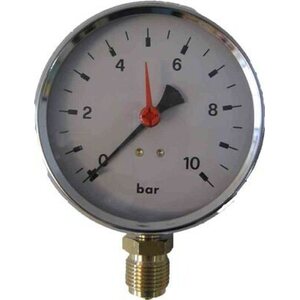 Painemittari tark AK R1/4x63, 0-10bar os. max. 90°C