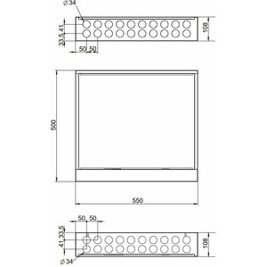 Uponor Jakotukkikaappi Aqua Plus B 550x500x108