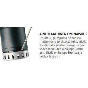 Grundfos Tyhjennyspumppu Unilift CC5A-1 vipalla