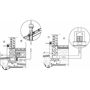 Vilpe Tuuletuspaalu Ross Vent 125mm punainen