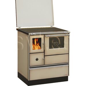 Puuliesi Alfa 70 lasiluukulla beige 7kW Vasenkätinen