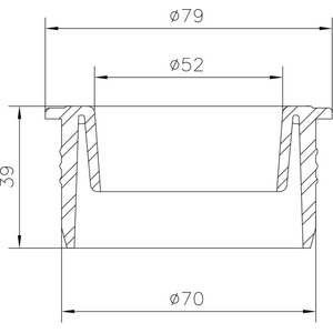 Merika Viemäritiiviste 70x50mm HK-tiiviste 1031
