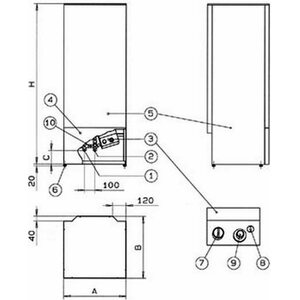 Jäspi Lämminvesivaraaja VLM-100S modul 1-3kW 3-V
