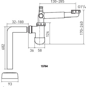 Prevex Pullovesilukko 1 1/4" SK jäykkä putki