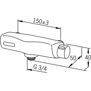 Oras Electra 6180 kosketusvapaa 6V suihkuhana