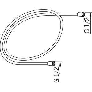 Oras Suihkuletku 1,5m 241060-60 muovia