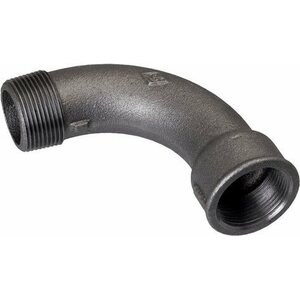 Käyrä musta 90 astetta SK/UK 1 1/4"