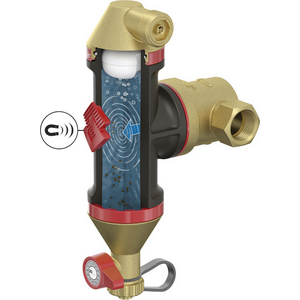 Flamco Ilman- ja lianpoistaja Flamcovent Clean Smart 1 1/4"