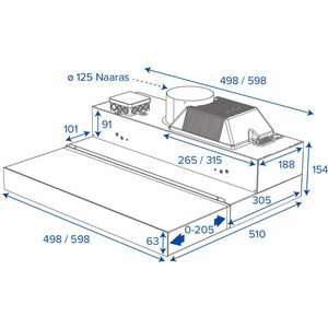 Vallox Liesikupu Delico PTD EC 600 musta