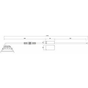 Airam LED alasvalo Compact Outdoor IP65 5W/840 suunn.