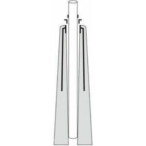 Lujabetoni Pylväsjalusta RBJ-A1 21 kg 38 - 60.3 mm pylväälle