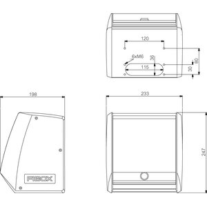 Fibox Piharasia Digi 2A2Y DAL 2xPR 1xVVS IP44