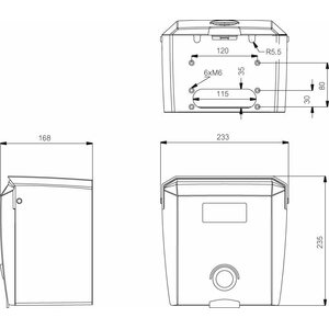Fibox Piharasia Piha 2A2J1V 2x16A 1xVVS 2xPR+klo