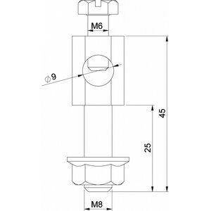 Meka Maadoitusruuvi Meka PE maadoitusliitin
