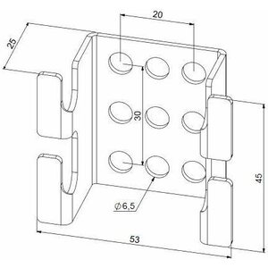 Meka Seinäkannake Meka WMT WB1 Fe PG