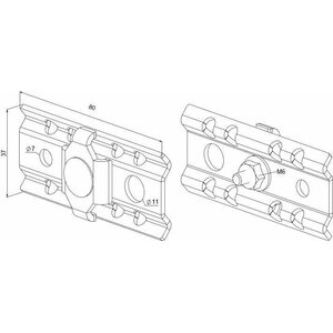 Meka Jatkokappale Meka WMT UC Fe EG 10kpl
