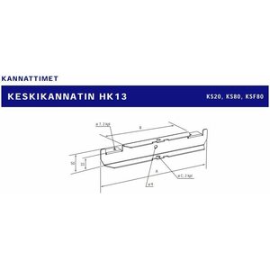 Meka Keskikannake tikashylly Meka HST HK13-216