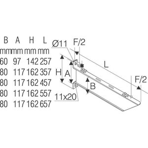Systemal Seinäkannake Systemal-Presto NSF22 2KN