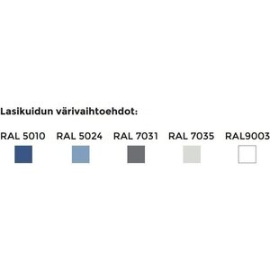 Koriks-Fiiber Sähkökäyttöinen kylpytynnyrisetti 1000L lasikuitualtaalla