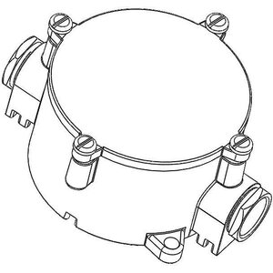 Selcast Jakorasia IP67 100 mm Silum. 690 V 2-haarainen 6 mm2