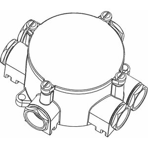 Selcast Jakorasia IP67 100 mm Silum. 690 V 6-haarainen