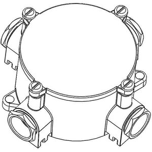 Selcast Jakorasia IP67 4 läpivientiä, 100mm silum. 690V 3-haarainen