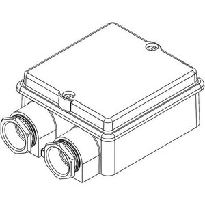 Selcast Jakorasia IP67 83 x 88 mm Silum. 2-haarainen