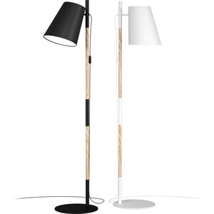 Valaisin Grönlund Finder lattiavalaisin varjostimella ↕ 155 cm valkoinen