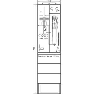 UTU Mittauskeskus Collie 3806P63 2T+PR+JAL 2T 63A IP34